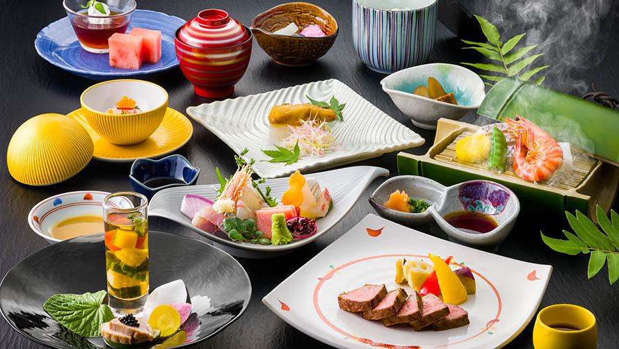 和の彩りと旬の食材を活かした創作懐石