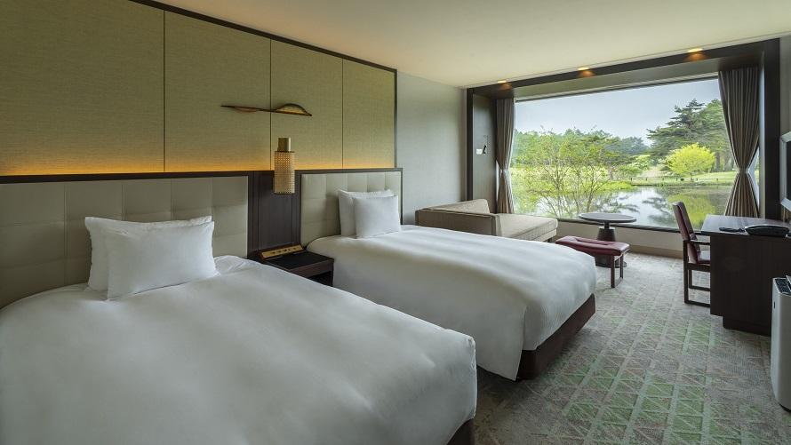 ザ・プリンス 軽井沢のリニューアルした客室 デラックスガーデンツイン