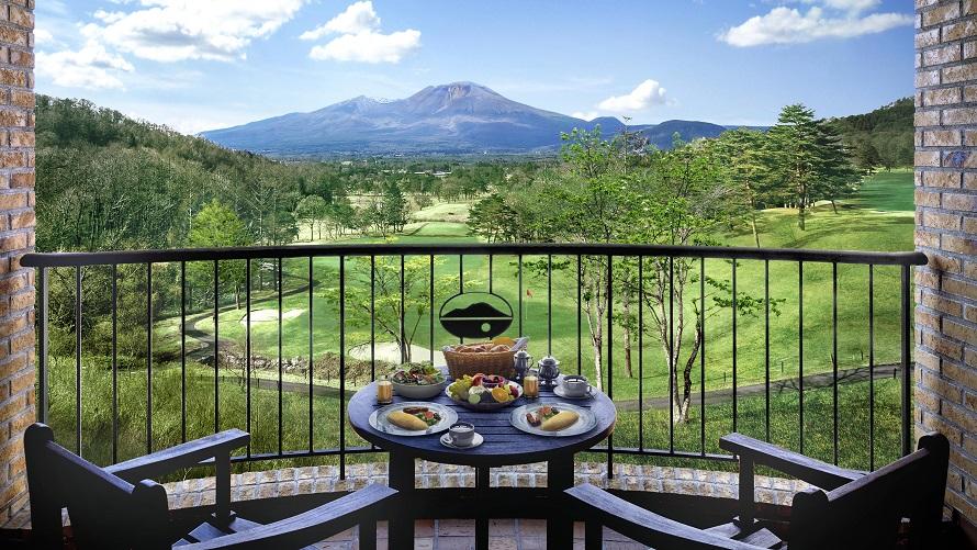 バルコニーからの景色