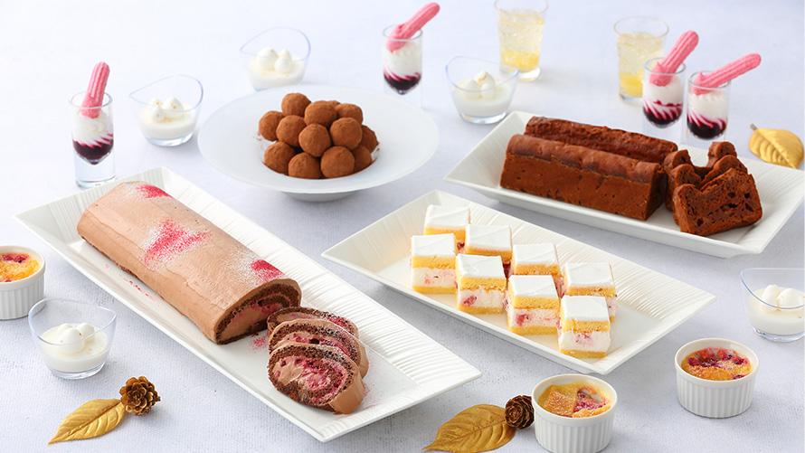 スイーツの数々