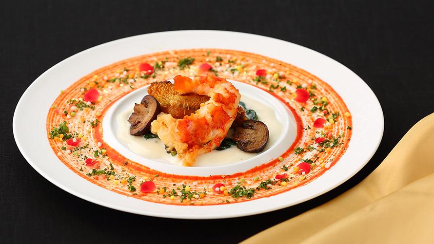 甘鯛とオマール海老の白ワインソース ～聖夜の輪舞～