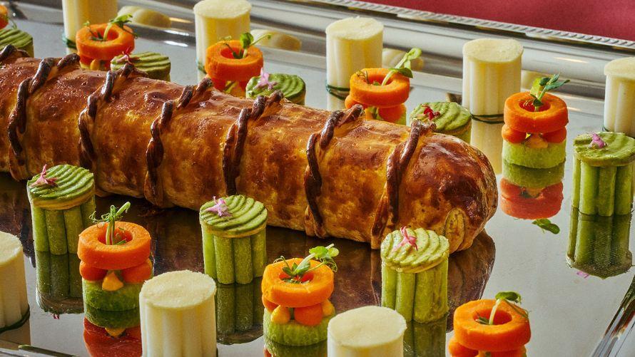 クリスマス限定のLUXE DINING HAPUNAディナーブッフェメニュー一例