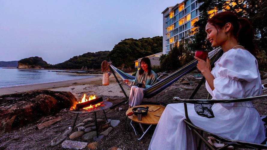 ハンモックに揺られながら、ゆっくりとお過ごしください。