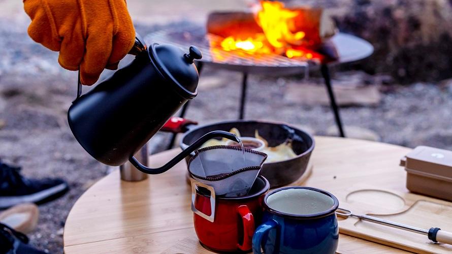 自然の中のコーヒーは別格！