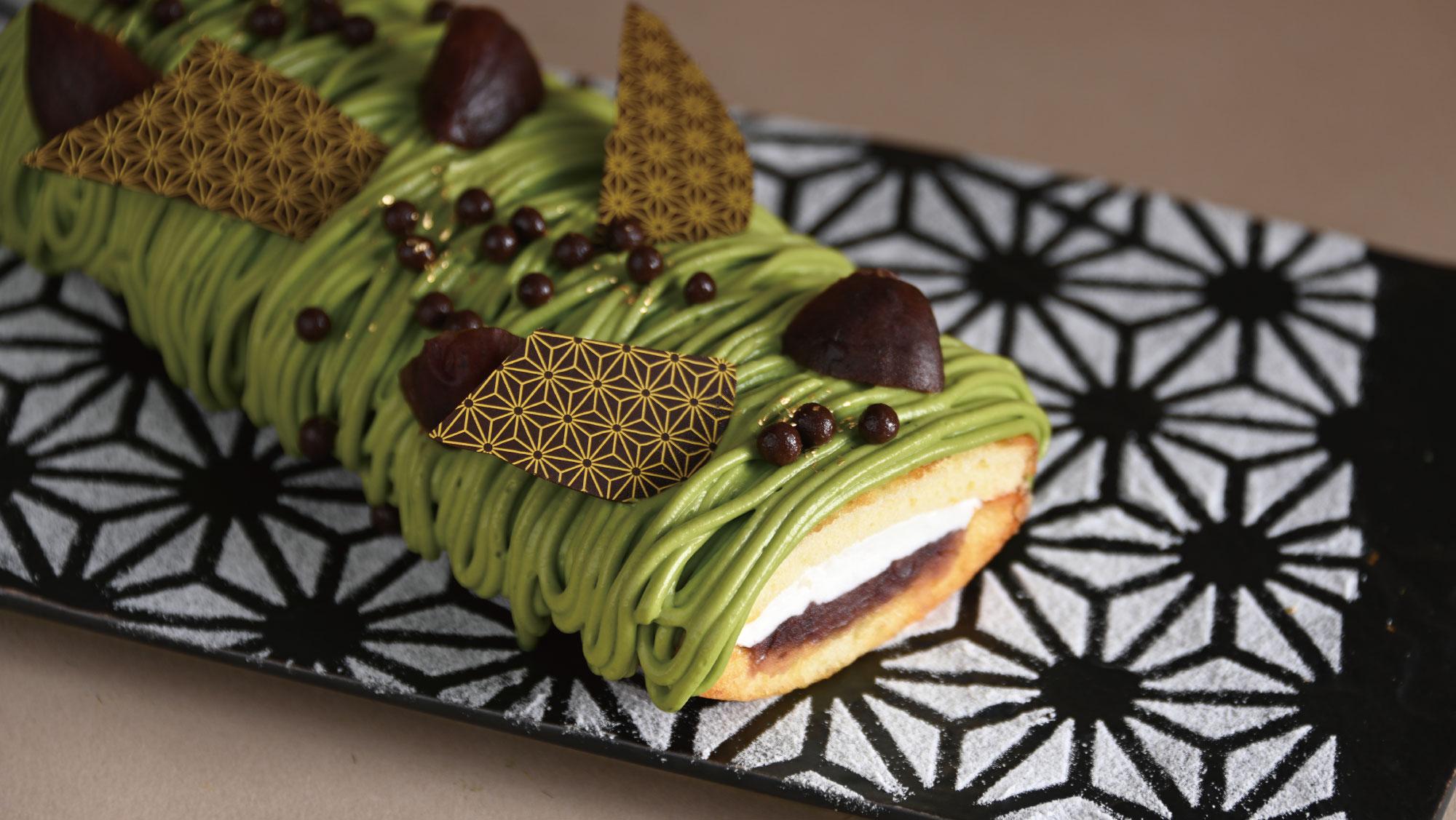 抹茶のモンブランどら焼き