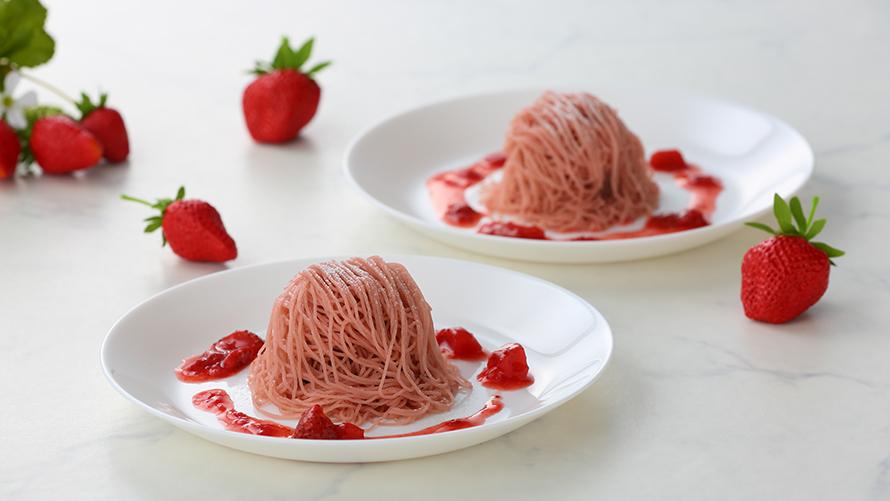 モンブランが２つ並んでいる