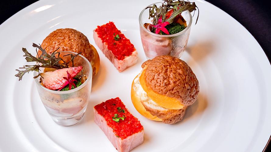 セイボリー（塩味の軽食）プレート