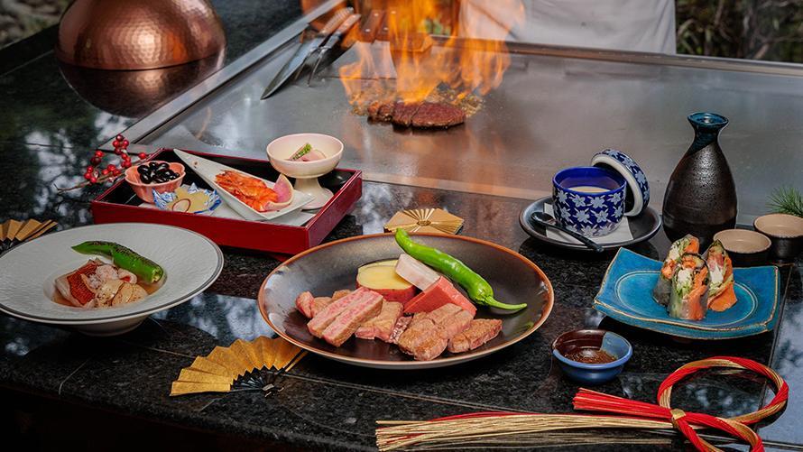 お正月鉄板焼きディナーコース