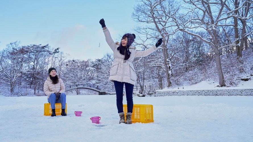 【大沼エクスペリエンス】選べる氷上アクティビティ付きプラン / 朝食付き 