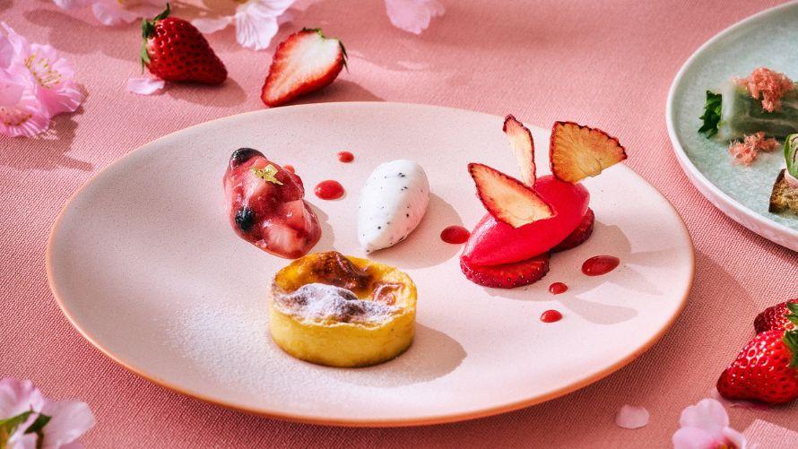 いちごとフランのマリアージュ いちごソルベ