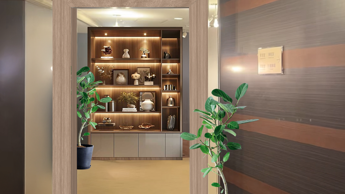 ブライダルサロン入口