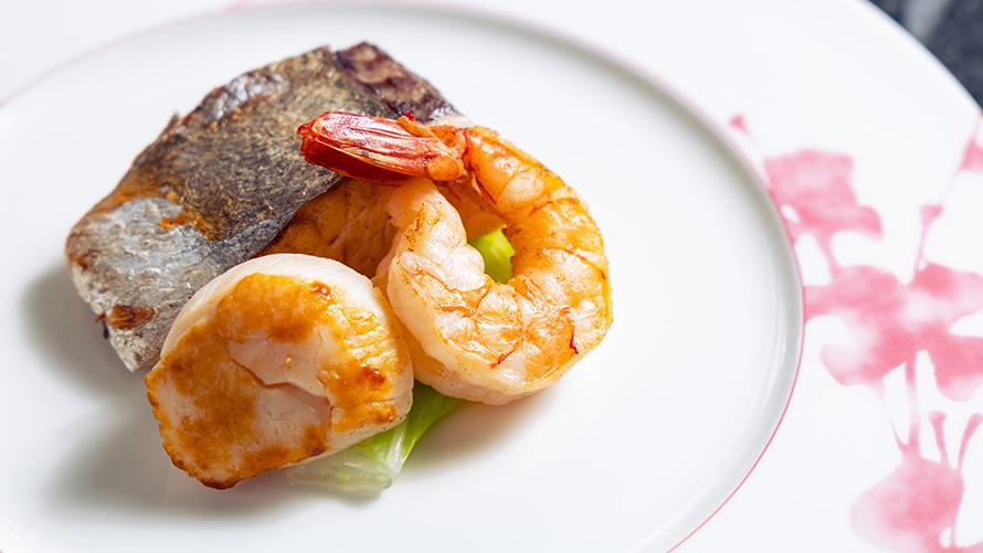 鰆・海老・帆立/醬油バター