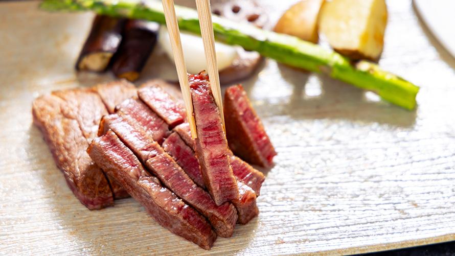 黒毛和牛の食べ比べ