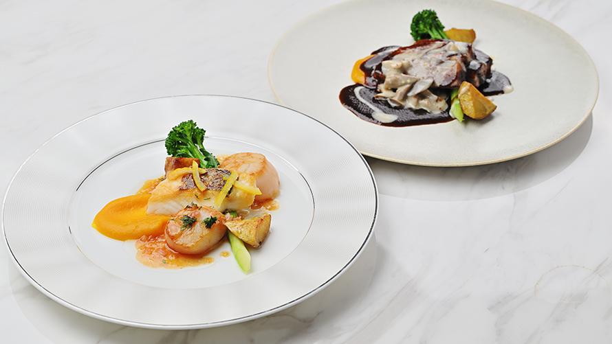 追加料金でメインの変更が可能です。アップグレードメインディッシュに！