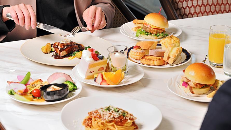 出来立ての香りと彩りが広がる、洋食ハーフブッフェランチ