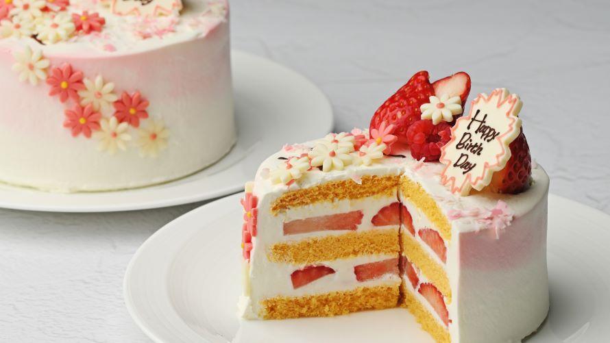 記念日お祝いケーキ『花祝(はなしゅく)～Floral Anniversary Cake～』