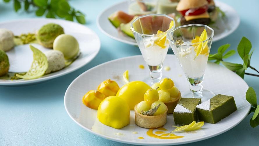 抹茶と柑橘のアフタヌーンティー