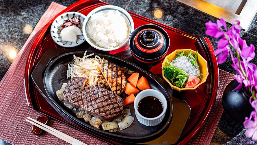 ビーフステーキ御膳「游」￥3,800