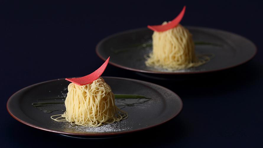 アサイーボウル風ナゴプリ・モンブラン