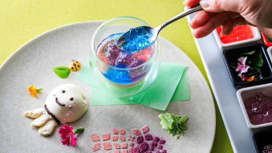 オリジナルの一皿を、夏の食べられるアート体験イメージ