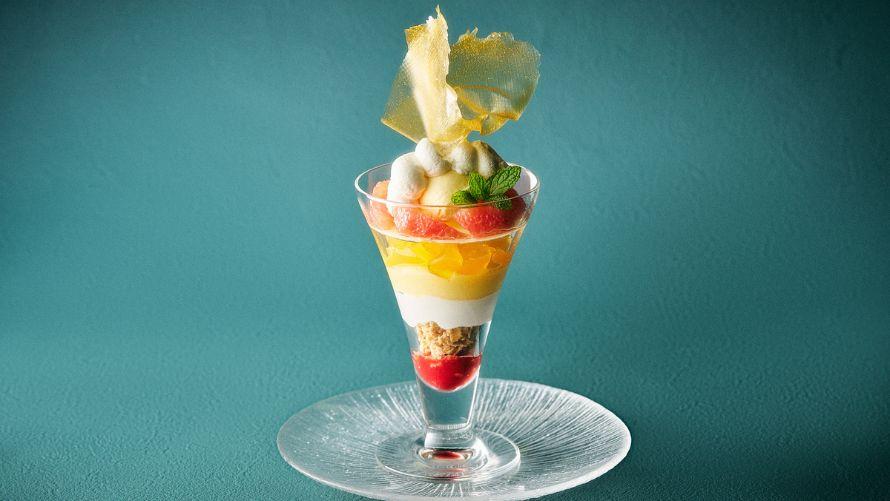 月影の柑橘パフェ