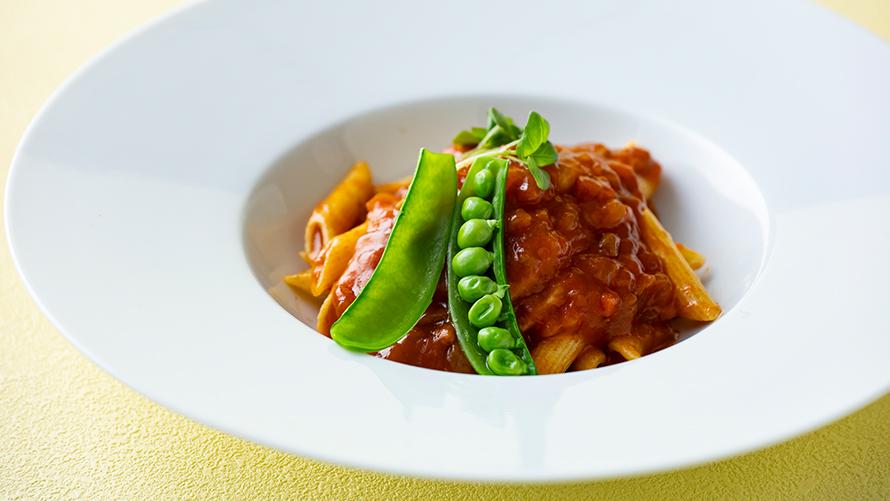 近江牛のミートソースペンネ