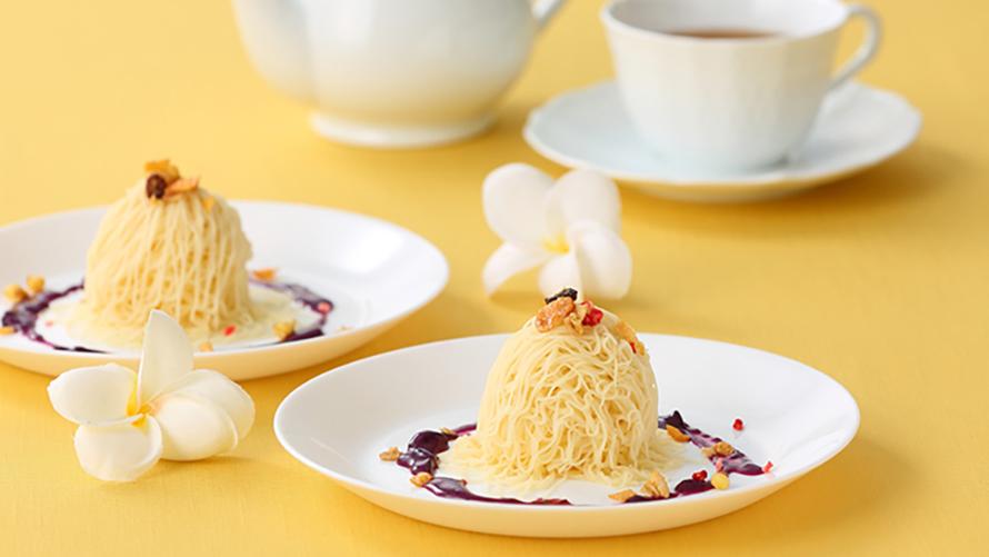 モンブランが２つ並んでいる