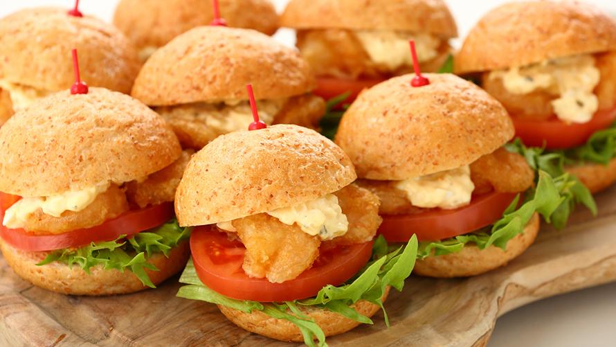 ガーリックシュリンプバーガー