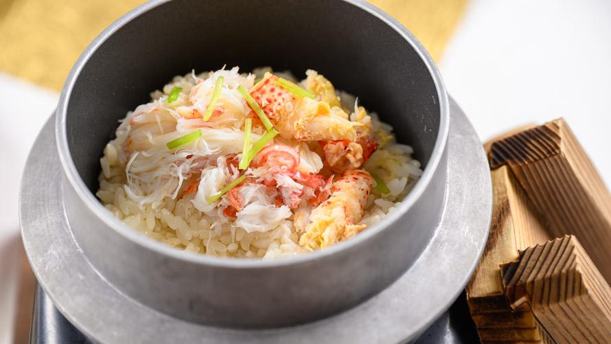 蟹釜飯
