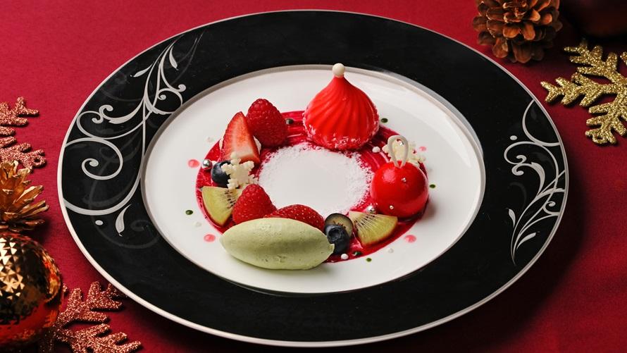 クリスマスデザート ～帰路につくサンタクロース、お二人に幸せが訪れますように～