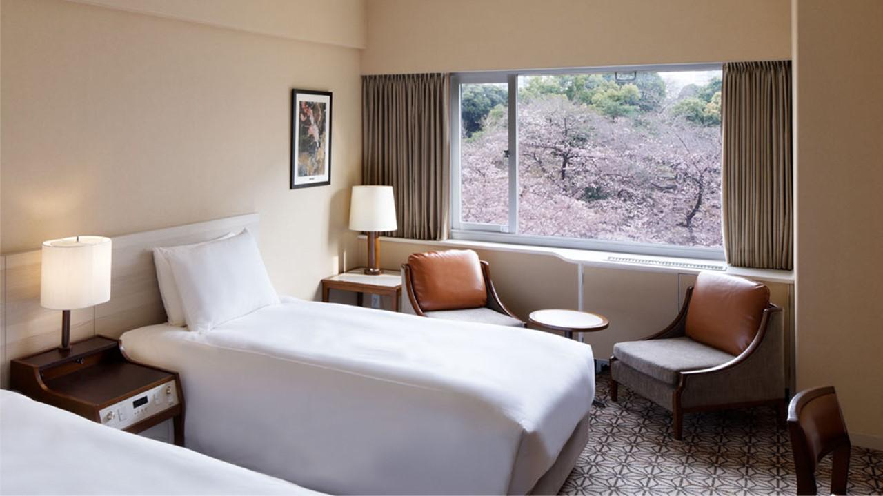 グランドプリンスホテル高輪の客室、デラックスツイン。
