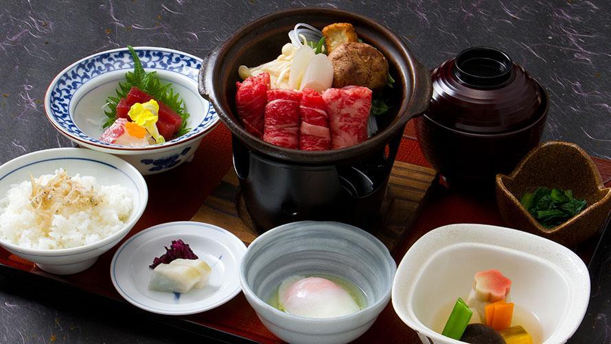 ディナーメニュー 近江牛すき焼き膳 日本料理 宝ヶ池 日本料理 宝ヶ池 ザ プリンス 京都宝ヶ池