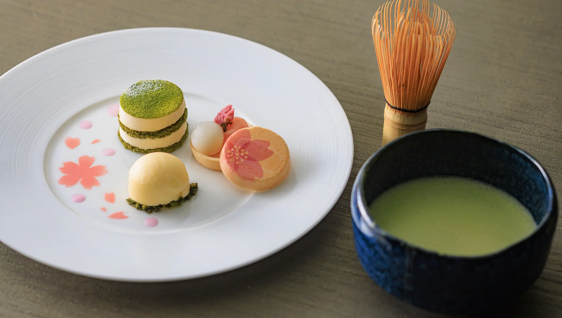 お花見デザートプレート