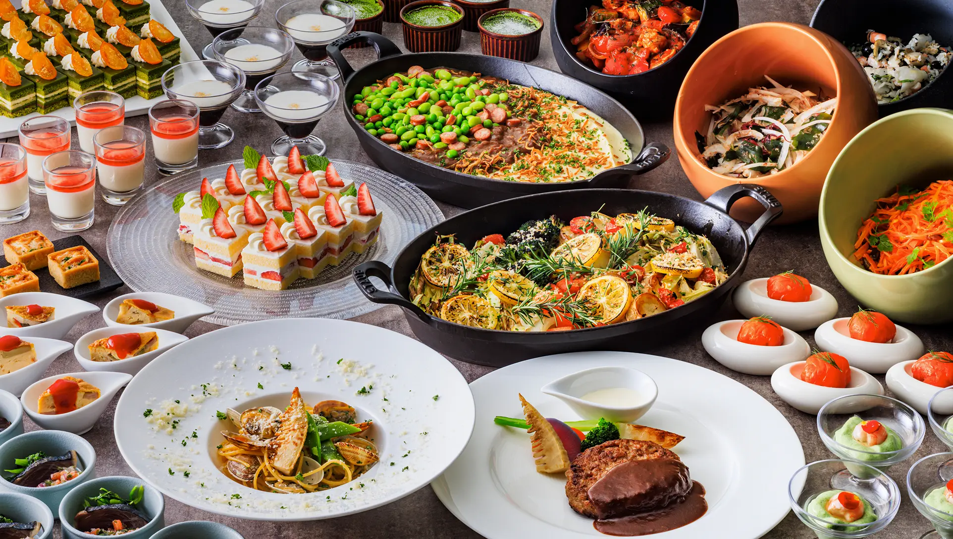 ハーフブッフェランチ