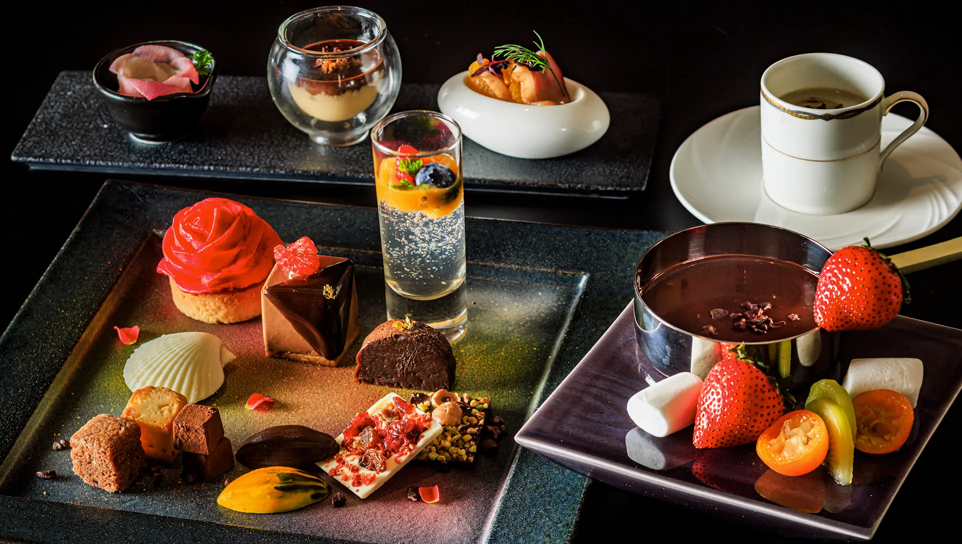 カカオと旅するアフタヌーンティー