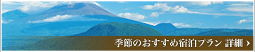 季節のおすすめ宿泊プラン