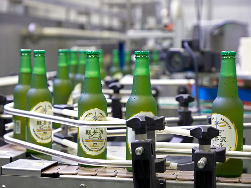 軽井沢ブルワリー 工場の様子