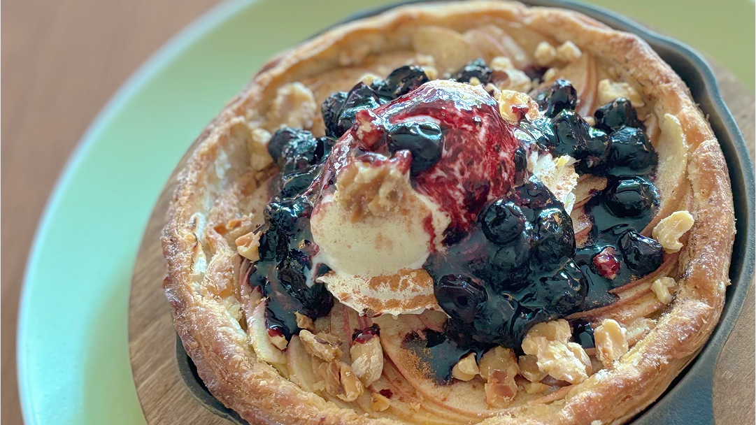 信州産りんごのスキレットパイ