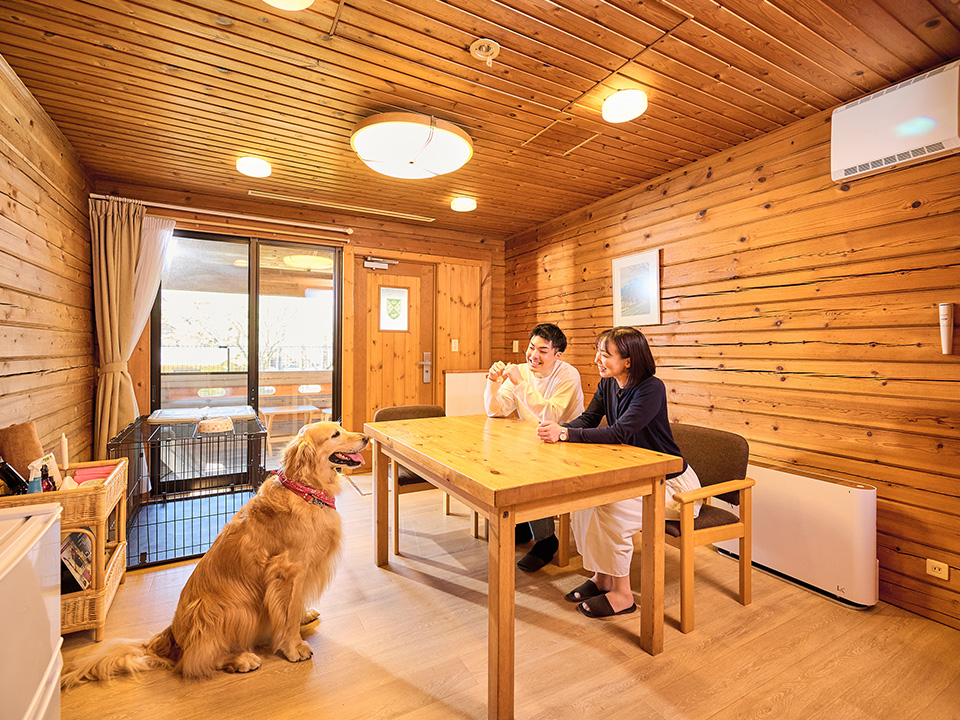 愛犬と過ごせるドッグコテージ