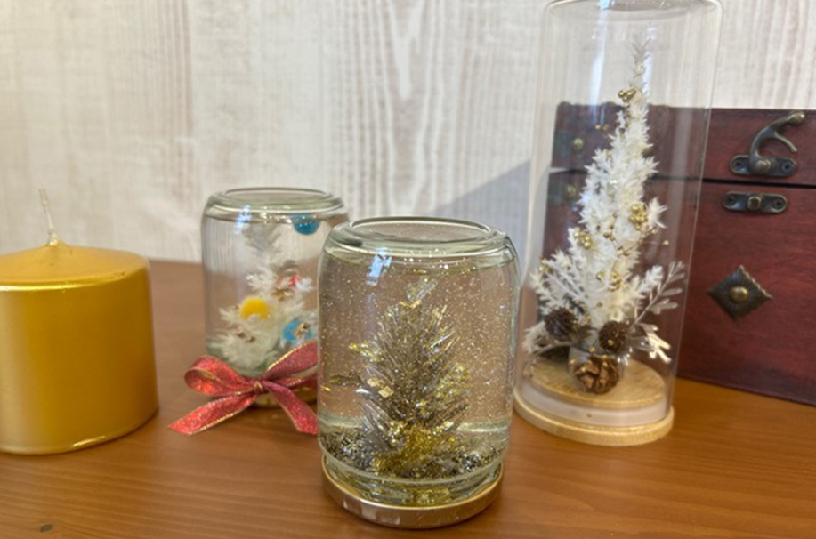 クリスマスフラワーワークショップ