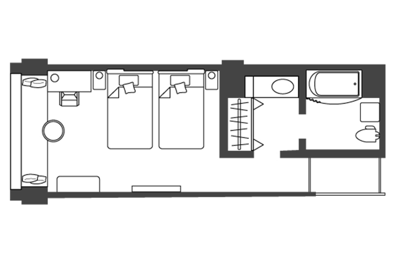 エグゼクティブツイン レイアウト