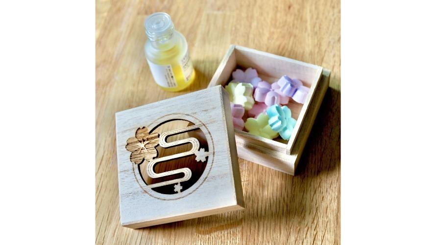 香る桐箱セット　アロマオイル付き