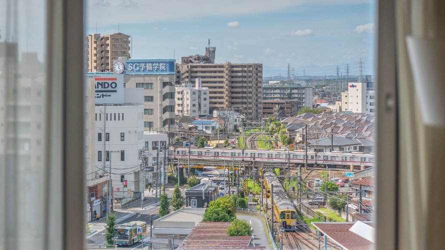 3路線を望むトレインビューステイプラン