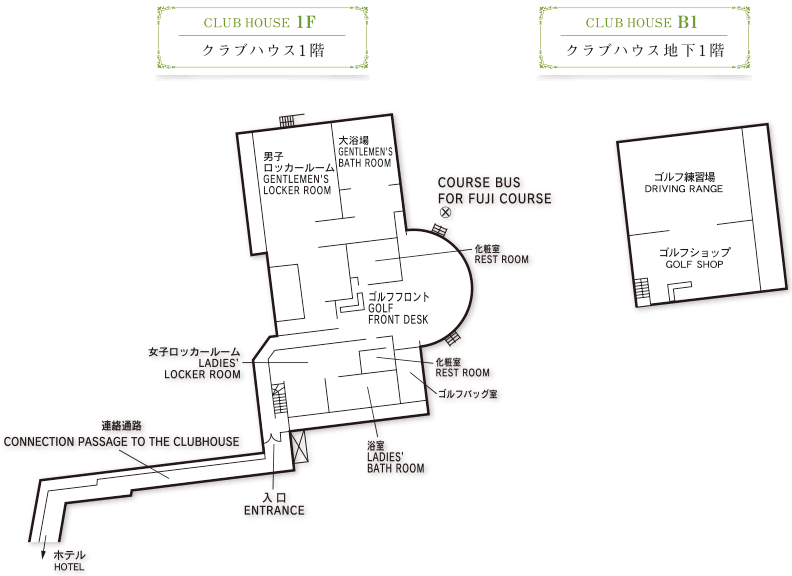 クラブハウス平面図