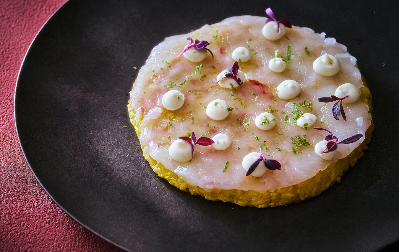 ミラノの焼きリゾット“リゾ・アル・サルト” 地中海風アレンジ