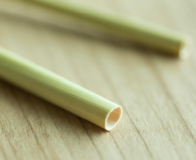 Introduction of grass straws and paper straws