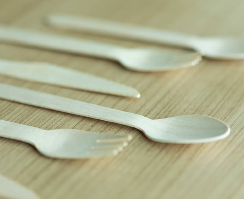 Wooden utensils for children