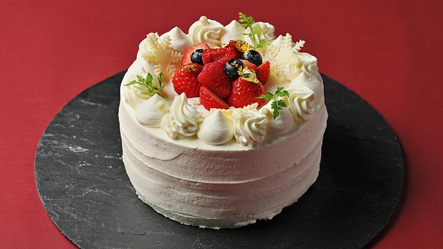 たっぷりイチゴがうれしいクリスマスケーキ