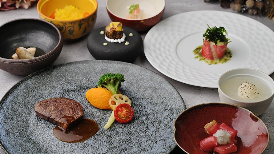 五感に響くハイブリットフレンチディナー