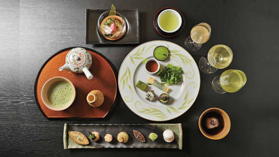 茶寮で楽しむ和のアフタヌーンティーセット